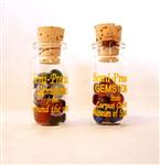 NGH112C Gemstones from Around the World in Mini Glass Bottle With Custom Imprint